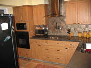 A) .. Kitchen remodeling: Lighthouse Point,  FL. Cabinet Refacing. Construction