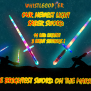 One Star War Light Saber Swords $5.98 Has 11 Bright LED Lights plus 3 