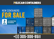 40ft High Cube Shipping Containers for SALE in Miami - Pelican Containers